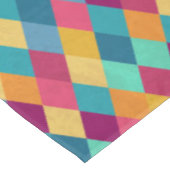 Circus Multicolor Rhombusse Tischdecke (Schrägansicht)