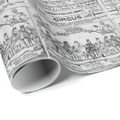 circus nebraska Zirkus Geschenkpapier (Rolleneckpunkt)