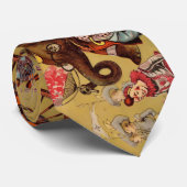 Circus Necktie Krawatte (Gerollt)