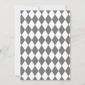 Circus oder Carnival Themed Baby Dusche Einladung (Rückseite)