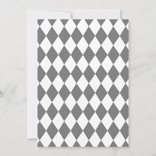 Circus oder Carnival Themed Baby Dusche Einladung (Rückseite)