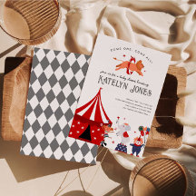 Circus oder Carnival Themed Baby Dusche