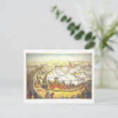 Circus Parade Vintage Poster Postkarte (Stehend Vorderseite)