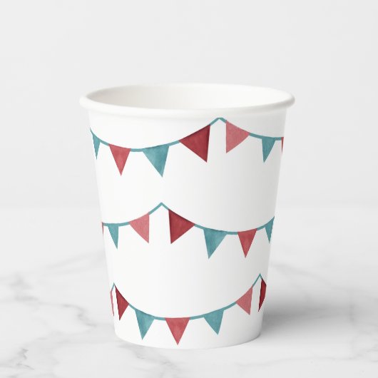 Circus Party Cups | Karneval-Party-Cups Pappbecher (Vorderseite)