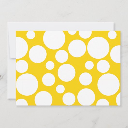 Circus Party Custom Birthday Einladung (Rückseite)