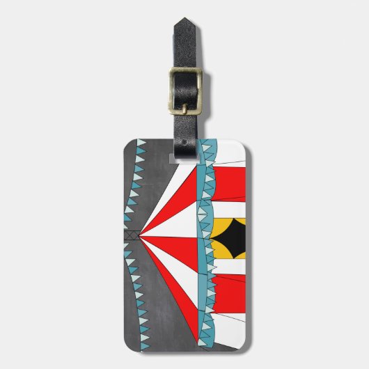 Circus Party Geschenke Gepäckanhänger (Vorderseite vertikal)