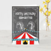 Circus Party Geschenke Karte (Gelbe Blume)