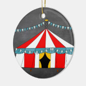 Circus Party Geschenke Keramik Ornament (Links)