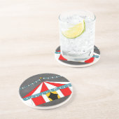 Circus Party Geschenke Sandstein Untersetzer (Seite)