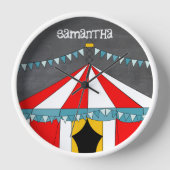 Circus Party Geschenke Wanduhr (Vorderseite)