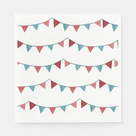 Circus Party Napkins | Karneval Napkins Serviette (Vorderseite)