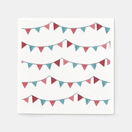 Circus Party Napkins | Karneval Napkins Serviette (Vorderseite)