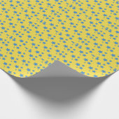 Circus Party Stars Modernes Design Wrapping Paper Geschenkpapier (Ecke)