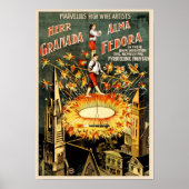 Circus Performance Vintage Poster (Vorne)