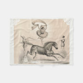 Circus Performer springen über eine große Schleife Fleecedecke (Vorderseite (Horizontal))