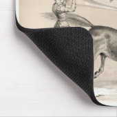 Circus Performer springen über eine große Schleife Mousepad (Ecke)