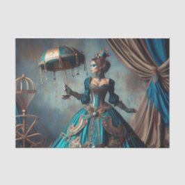 Circus Performer Steampunk Vintage Viktorianische  Seidenpapier