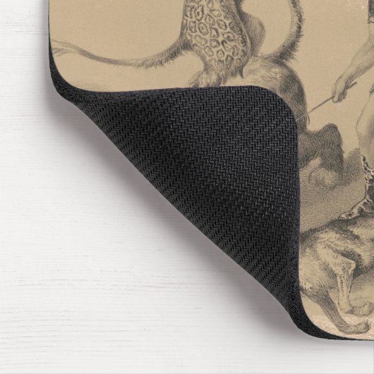 Circus Performer Stehend unter vicious Animals Mousepad (Ecke)