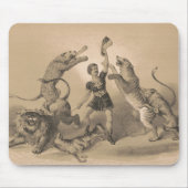 Circus Performer Stehend unter vicious Animals Mousepad (Vorne)