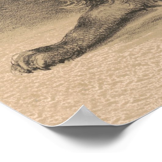 Circus Performer Stehend unter vicious Animals Poster (Ecke)