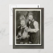 Circus Performers: Eko und Iko "Männer aus Mars" Postkarte (Vorne/Hinten)