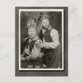 Circus Performers: Eko und Iko "Männer aus Mars" Postkarte (Vorderseite)