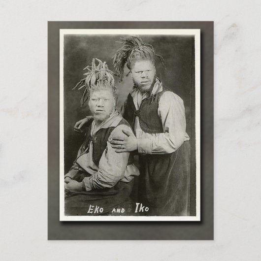 Circus Performers: Eko und Iko "Männer aus Mars" Postkarte (Vorderseite)