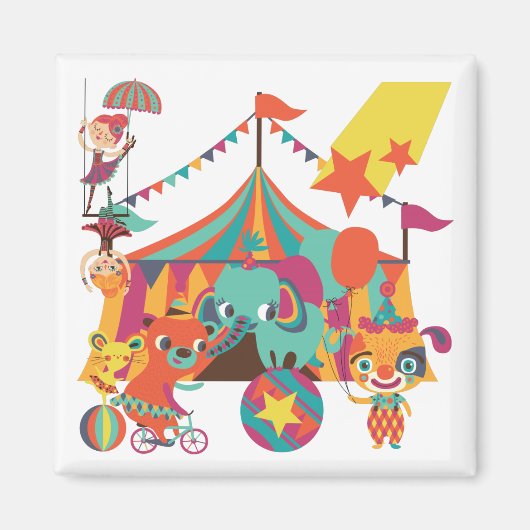 Circus Performers Magnet (Vorne)