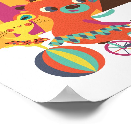 Circus Performers Poster (Ecke)