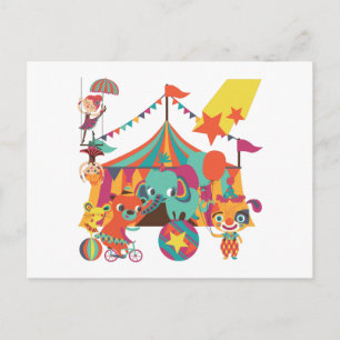 Circus Performers Postkarte