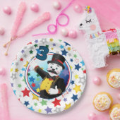 Circus Polar Bear Ringmaster Birthday Pappteller (Party)