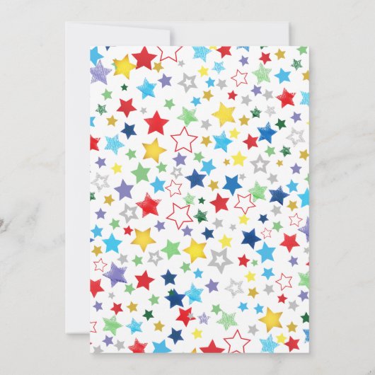 Circus Polar Bear Ringmaster Einladung (Rückseite)