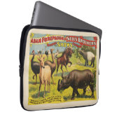 Circus Poster für Adam Forepaugh & Sells Brothers Laptopschutzhülle (Vorne Rechts)