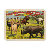 Circus Poster für Adam Forepaugh & Sells Brothers Magnet (Horizontal)