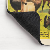 Circus Poster für Adam Forepaugh & Sells Brothers Mousepad (Ecke)