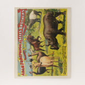 Circus Poster für Adam Forepaugh & Sells Brothers Puzzle (Vertikal)