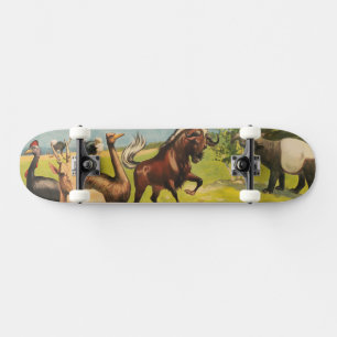 Circus Poster für Adam Forepaugh & Sells Brothers Skateboard