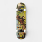 Circus Poster für Adam Forepaugh & Sells Brothers Skateboard (Vorderseite)