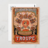 Circus Poster Postkarte (Vorne/Hinten)