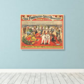 Circus Poster zeigt die erstaunliche Antik von Clo Leinwanddruck (Insitu (Holzboden))