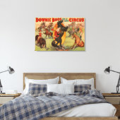 Circus Poster zeigt viele Pferde, die Stunts mache Leinwanddruck (Insitu (Schlafzimmer))