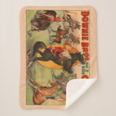 Circus Poster zeigt viele Pferde, die Stunts mache Sherpadecke (Vorderseite)