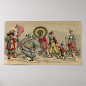 Circus Procession 1888 Children's Book Image Poster (Vorne)
