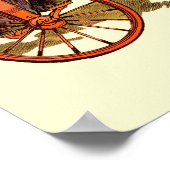 Circus Procession Elephant Antique Poster (Ecke)