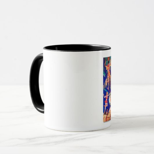 CIRCUS-PROGRAMM DER 1930er Jahre Tasse (Vorderseite Links)