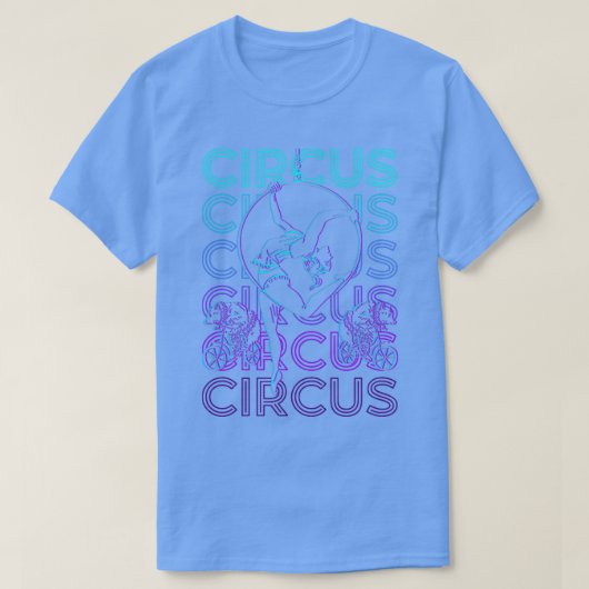 Circus Retro-Geschenk T-Shirt (Design vorne)