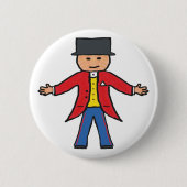Circus Ringmaster Button (Vorderseite)
