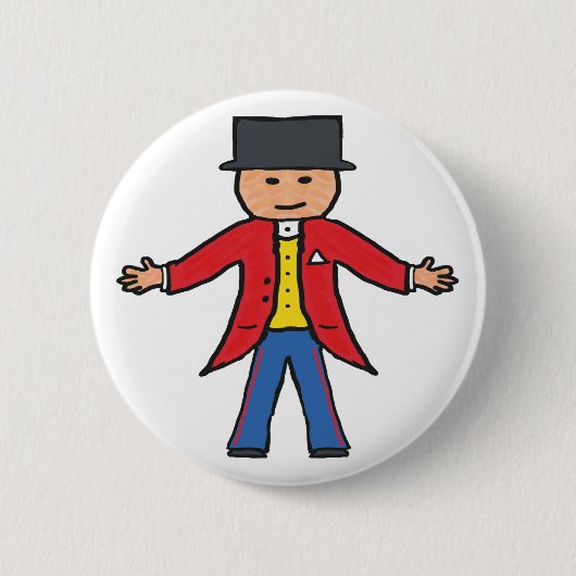 Circus Ringmaster Button (Vorderseite)