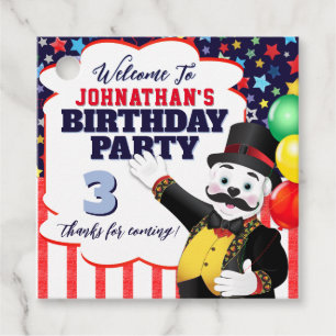 Circus Ringmaster Polar Bär Vielen Dank Geschenkanhänger