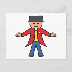 Circus Ringmaster Postkarte